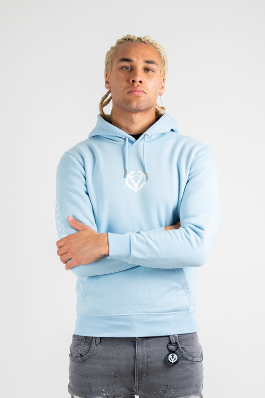 Iconic baby blue hoodie