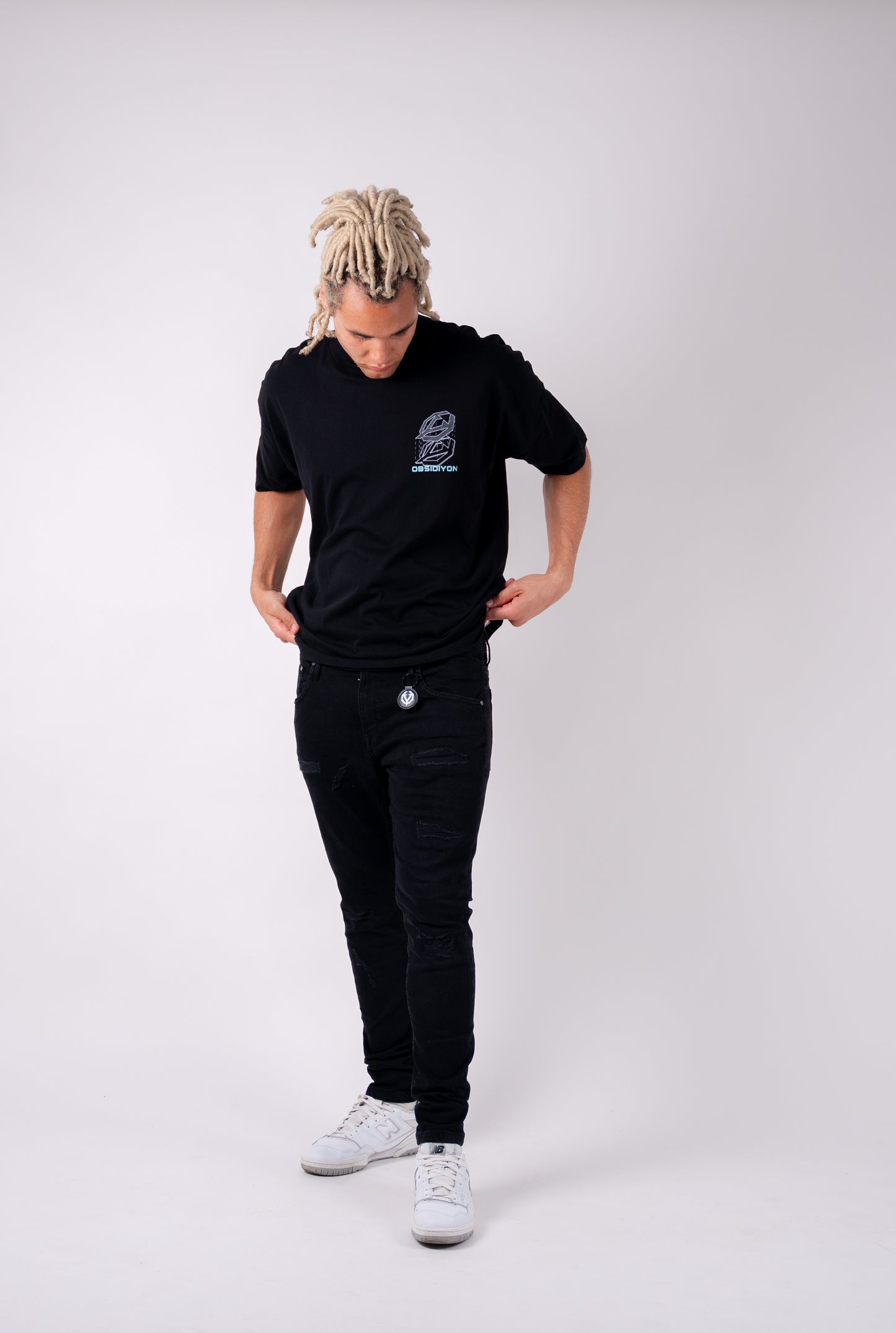 Black Original slim jeans