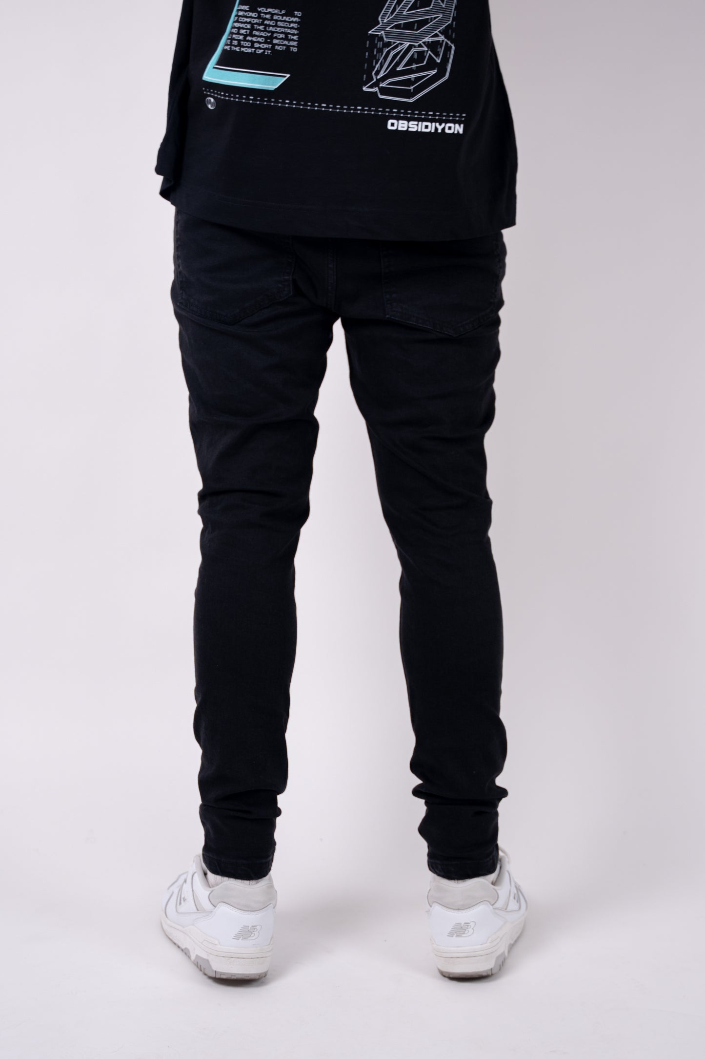 Black Original slim jeans