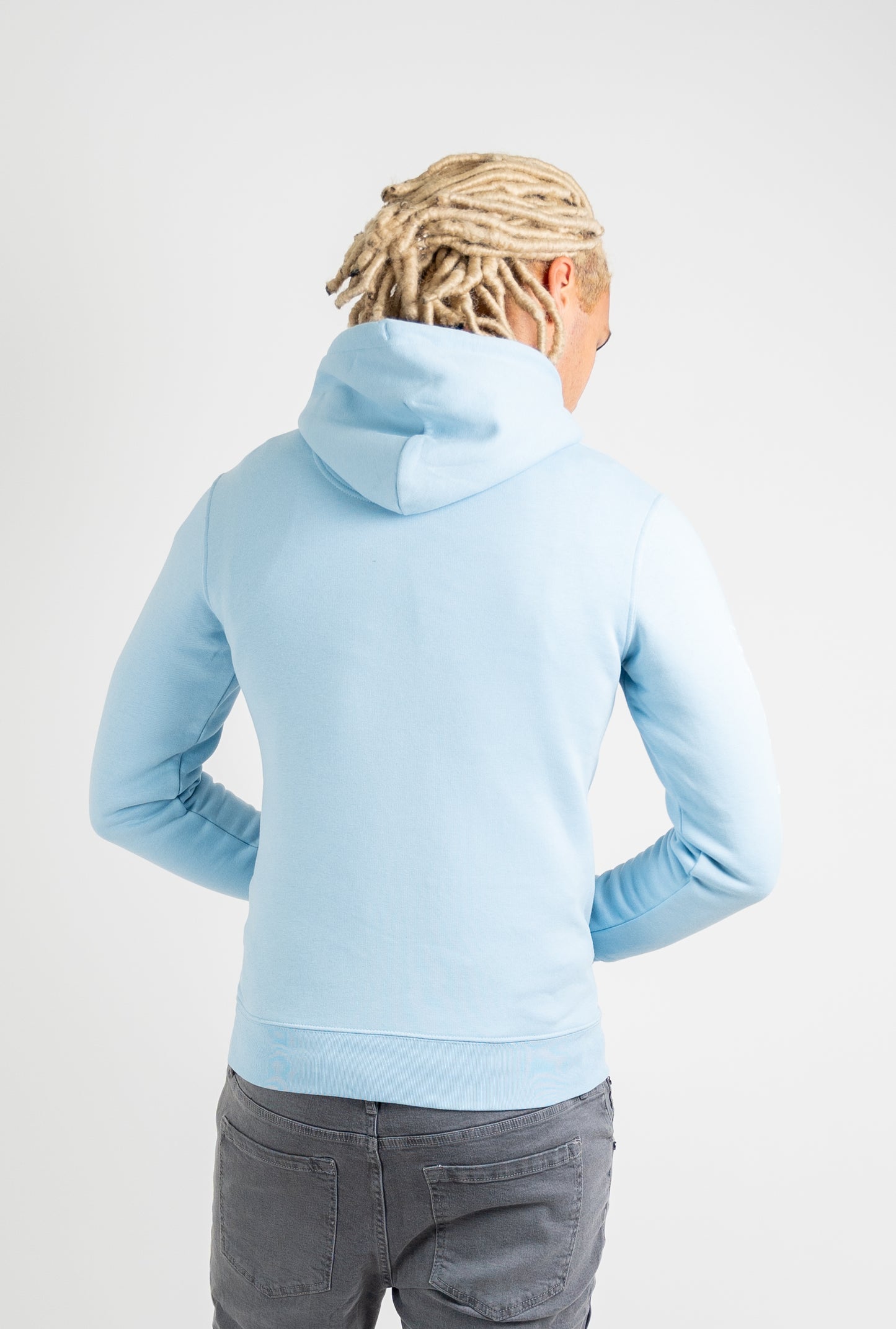 Iconic baby blue hoodie